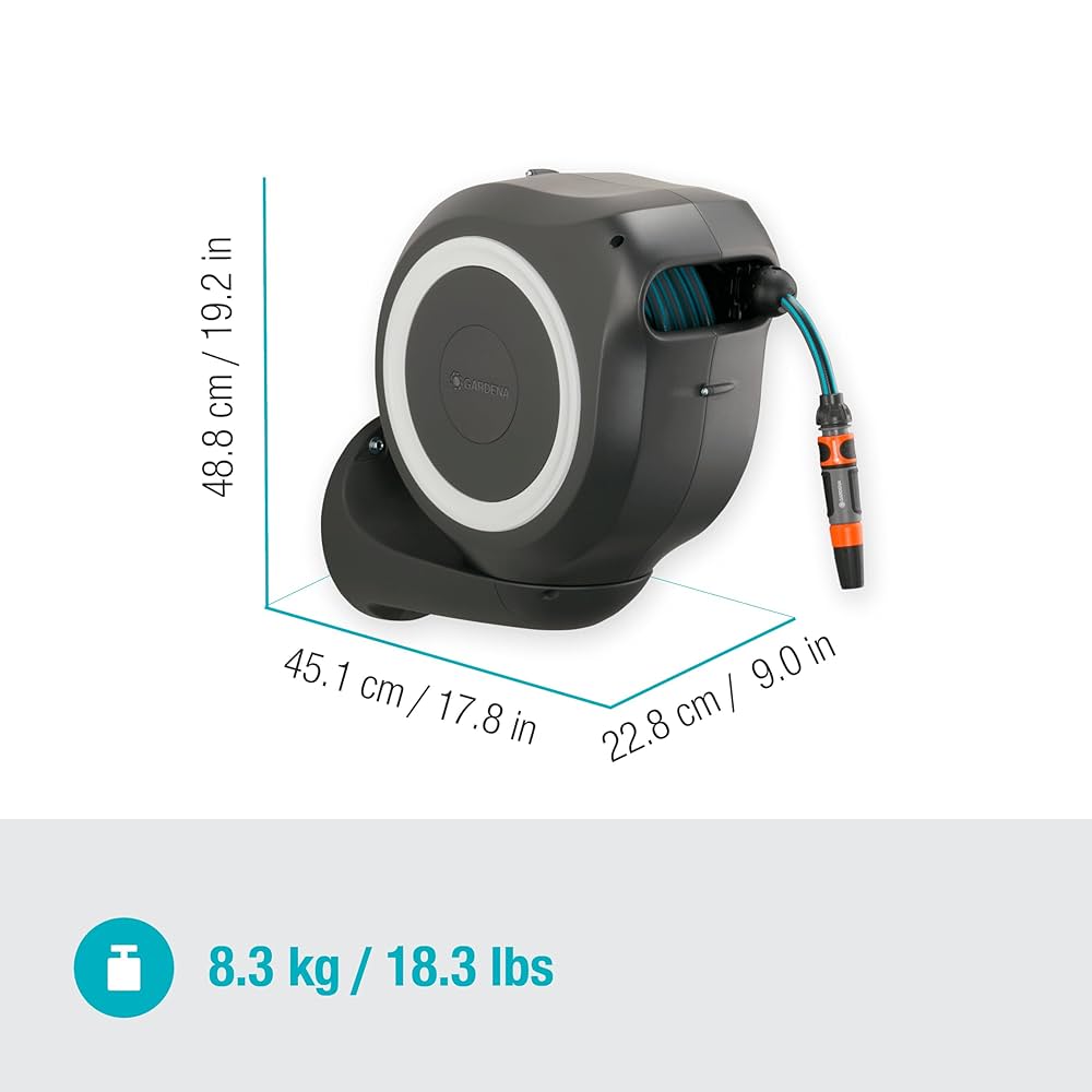 Amazon | GARDENA(ガルデナ) 壁掛け式 自動巻取りホースボックス